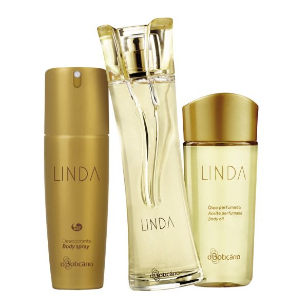 KIT LINDA (DES. COLÔNIA + DES. SPRAY + ÓLEO CORPORAL)