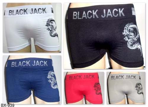 Cuecas Box Black Jack Kit Com 03 Cuecas Variadas