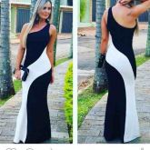 ♡ Vestido Longo Viscolycra Sereia