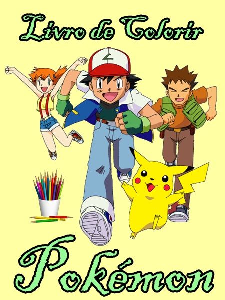 Livro de Colorir Digital Pokémon