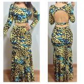 Saia sereia + cropped manga longa