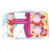 Kit Bolinha De Pompoar 02 Unidades Pau Brasil