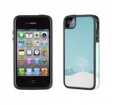 CASE SPECK ORIGINAL FABSHELL WINTERWONDERLAND BLUE PARA IPHONE 4 E 4S