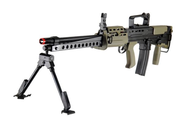 Aeg Ics Airsoft Metralhadora De Suporte L86 A2 Full Metal