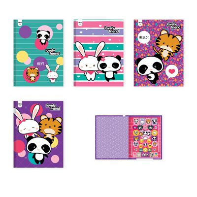 CADERNO COSTUR.UNIV 96X5 LOVE TILI