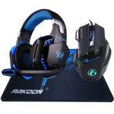 5500 DPI X7 Pro Gaming Mouse + EACH G2000 Hifi Pro Gaming Jogo De Fone de ouvido Fone de Ouvido + Do