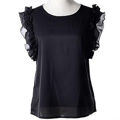 Moda Luxo: Blusa Chifon, de Ótima Qualidade. Frete Grátis.