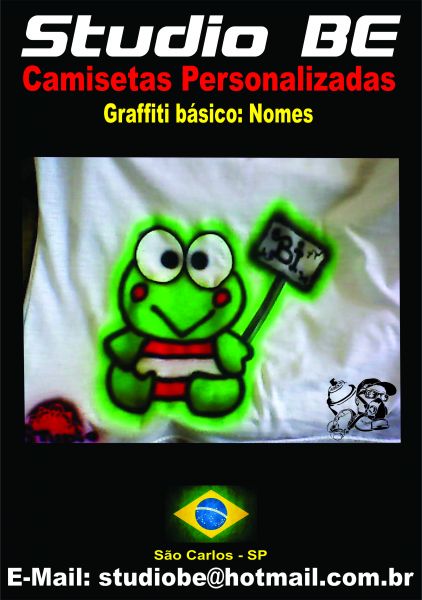 Camisetas em Aerografia