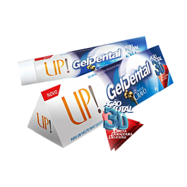 Gel Dental UP! Ação Total com Óleo de Cravo e Menta