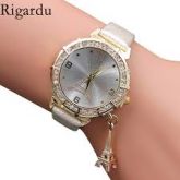 RELÓGIO RIGARDU MODA FEMININA RELÓGIO DE PULSO PULSEIRA DE COURO