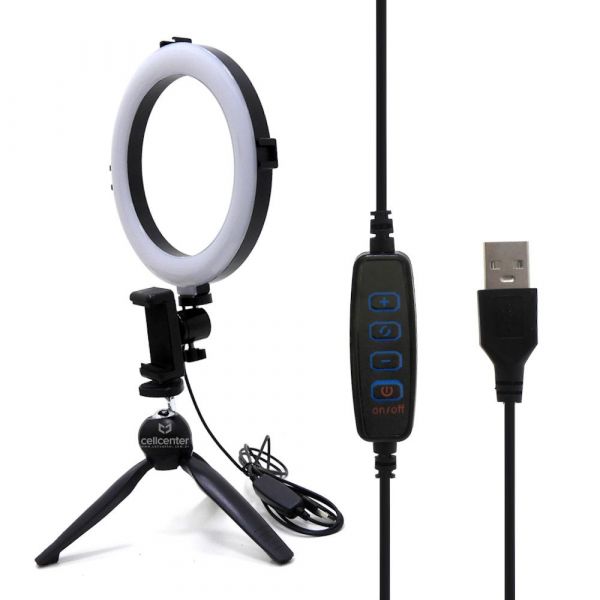 Cod: 23  RING LIGHT 8P BRANCO