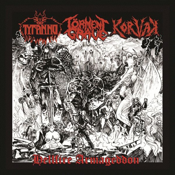 CD TYRANNO + TORMENT GRAVE + KORVAK - Hellfire Armageddon digisleeve