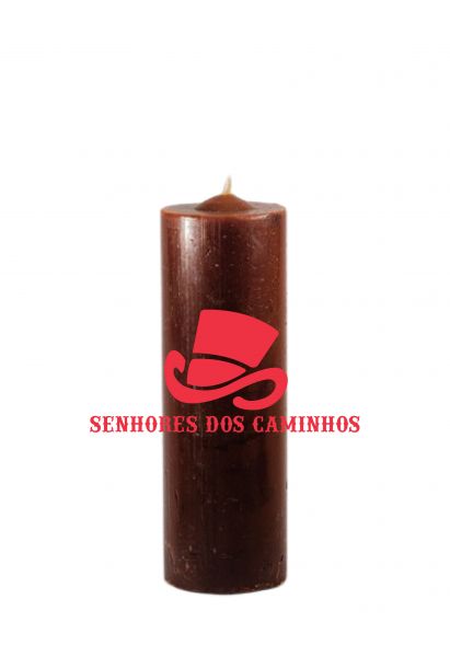 Vela 7 Dias Marrom
