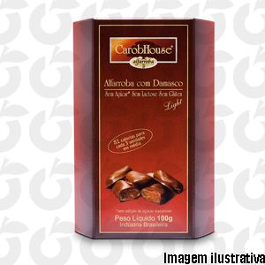 Alfarroba com Damasco 100 Gramas Carob House