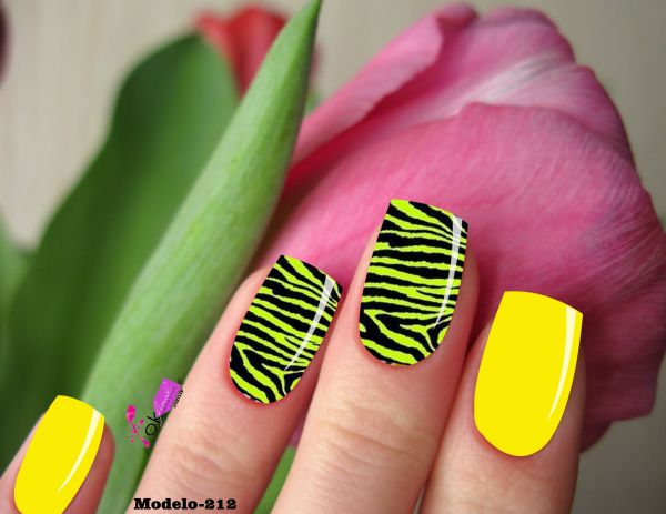 Películas e Adesivos para Unhas Mod. Leopardo Cód. modelo 212