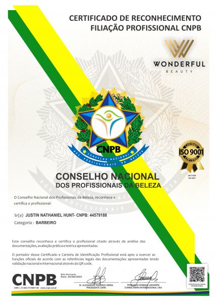 JUSTIN NATHANIEL HUNT