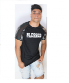Camisa Blessed Manga Camuflada