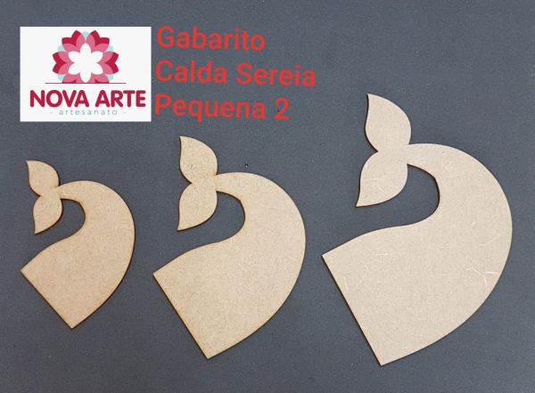 Cauda de sereia P-2 (curvada)