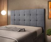 Cabec Casal Ana 140 Veludo Suede Cinza 1303 SR Cabec