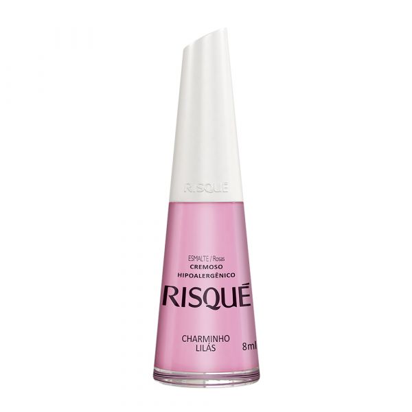 Esmalte Risqué Cor Charminho Lilás Hipoalergênico