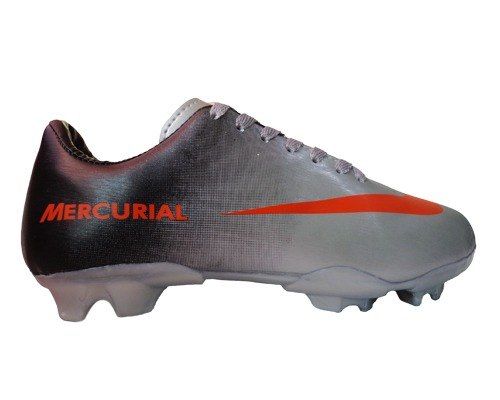 Chuteira Nike Mercurial Vortex Prata E Preto Mod:1072