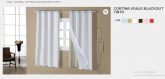 Cortina Voale BlackOut Lite 240x200 Cor Sortidas Vera Lucia