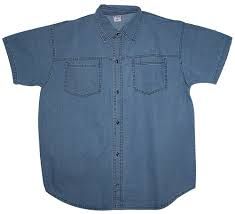 Camisa Jeans Plus Size Masculina