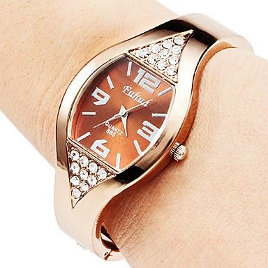 Relógio Montre Femme - Estilo bracelete luxuoso