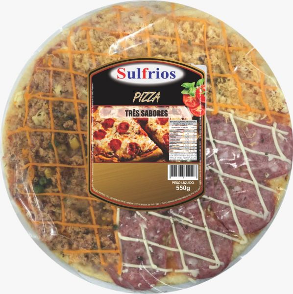 Pizza Sulfrios 550g Três Sabores