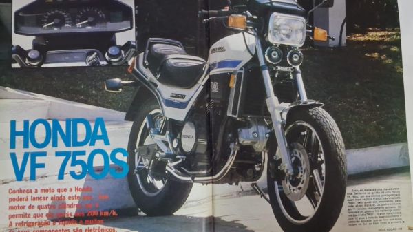Revista Duas Rodas 116 Fevereiro 1985 Honda VF 750S BMW R 90S