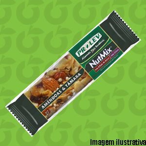 Barra de Cereais Cx 16Unid Nutmix Amêndoas e Tâmara Prolev