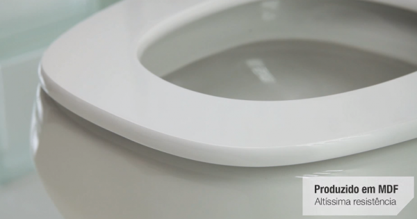 .Assento Sanitário Laqueado Monte Carlo