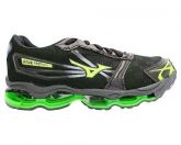 Tênis Infantil Mizuno Wave Prophecy 2 Preto E Verde Mod:1132
