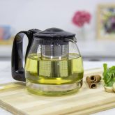 Chaleira de Vidro com Filtro e Tampa - 700 ml