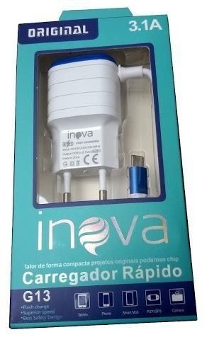Carregador Usb V8 Inova 3.1a