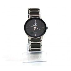 Relógio Feminino Calvin Klein Prata Fundo preto Não Original De Classificação 1º Linha