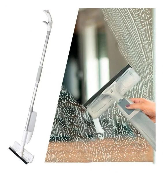 Rodo Mop Limpa Vidro Duplo Spray