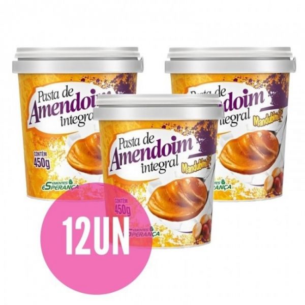 Pasta de Amendoim Integral (450g) - Mandubim