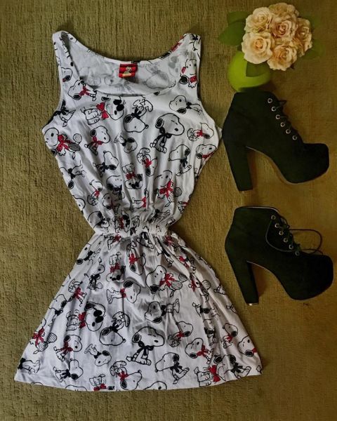 Vestido Angel Snoopy