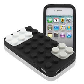 CASE LEGO PRETA PARA IPHONE 4 E 4S