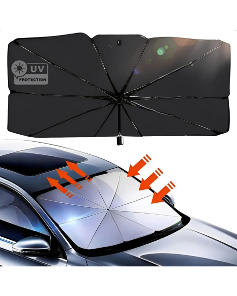 Quebra Sol Guarda Chuva Veicular Carro Protetor Uv Térmico