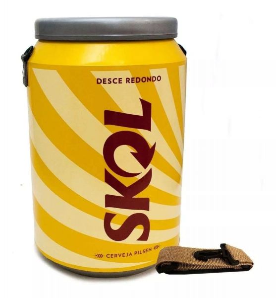 Cooler Térmico 24 Latas 350ml Skol Cerveja Chopp C/ Alça