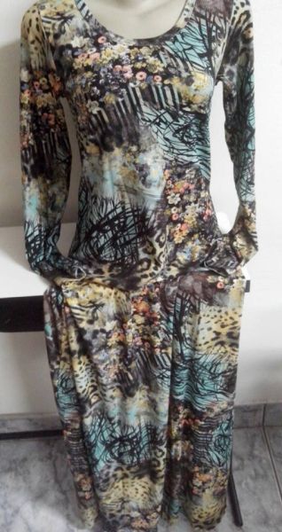 Vestido Longo Estampado