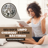 Limpeza de sofá a seco em Maringá
