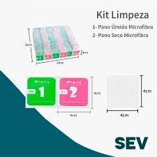 Pano Umedecido limpa telas