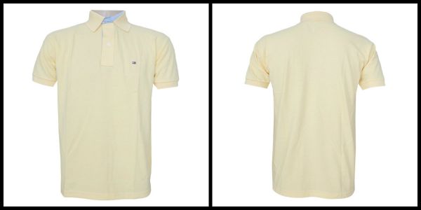 Camisa Polo Tommy Hilfiger Amarela