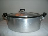 Panela oval alumínio para peixe ou caça -PAN001