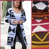 Blusa em tricot black and write tamanho unico