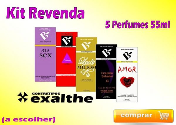 *kit 05 Perfumes 55ml