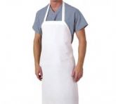 Avental em plástico